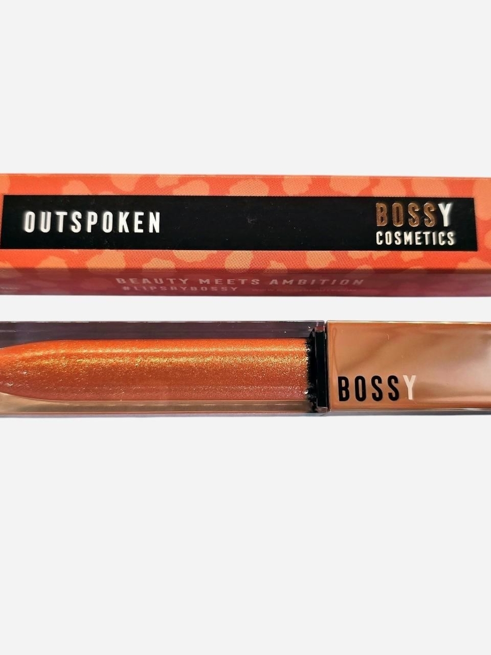 Bossy 'Outspoken' Frosted Orange Lip Gloss